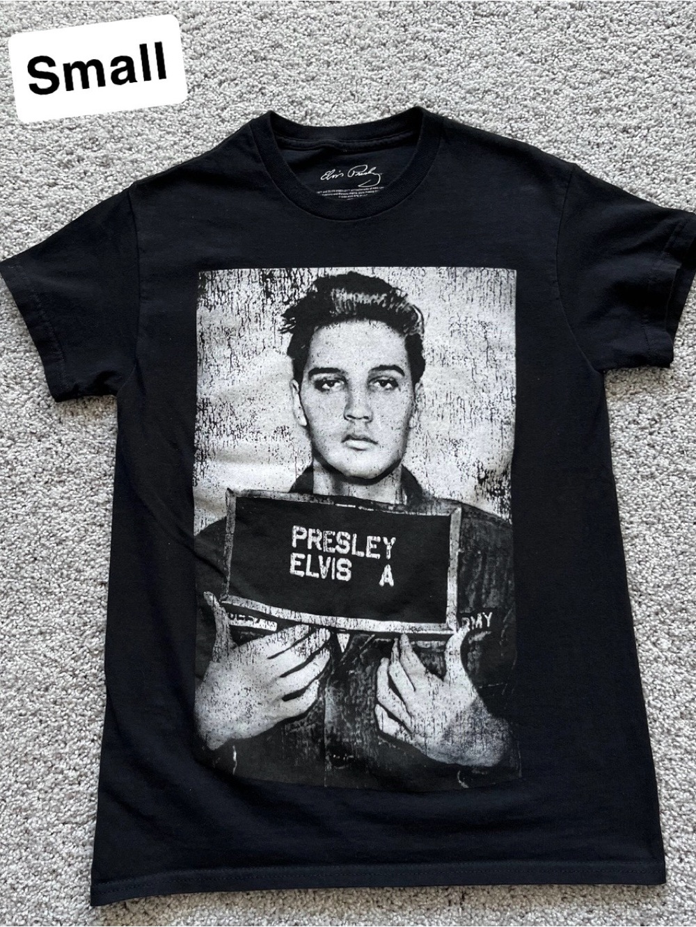 Black Graphic Tee - Icon Mugshot Print